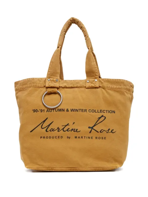 Martine Rose ring-top tote bag Brown 1207WP22718