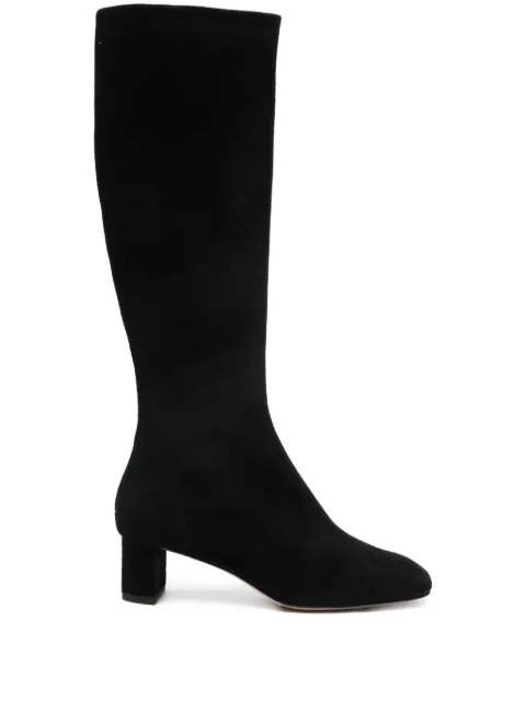 Aeyde 45mm suede boots Black A11KB0624003001225