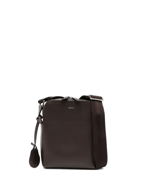 Bally logo-print messenger bag Brown MAC06GVT710