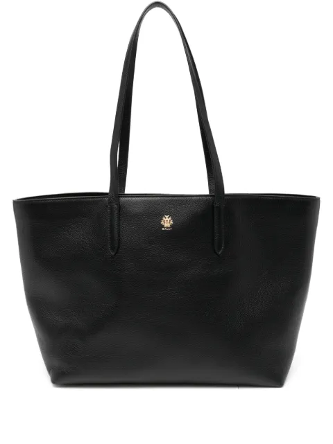 Bally logo-stamp leather tote bag Black WAE07OVT990