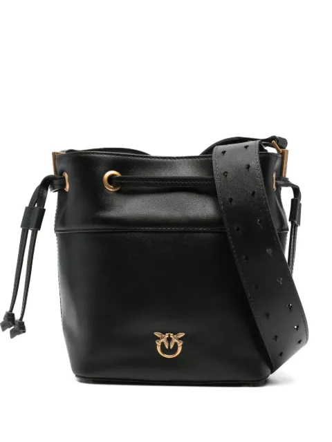 PINKO love birds bucket bag Black 104303A0QOZ99Q