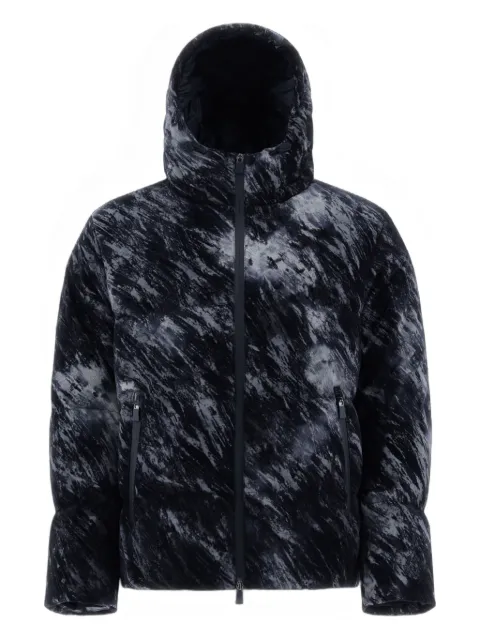 Herno hooded patterned jacket Grey PI00340UL128069394