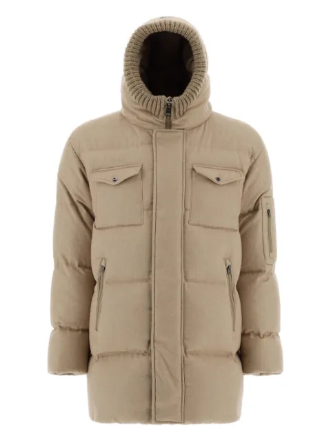 Herno hooded jacket Neutrals PI001075U380872000