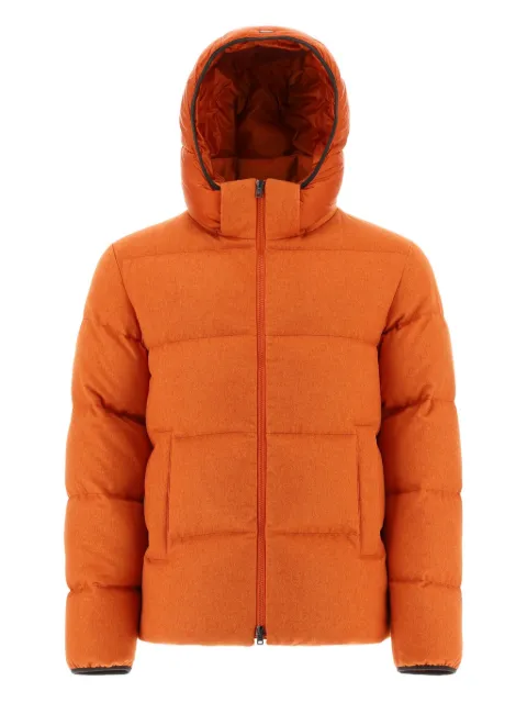 Herno hooded padded jacket Orange PI001046U380875880