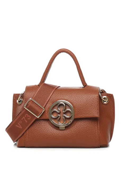 V°73 flower-detail tote bag Brown 73BS9ER02089
