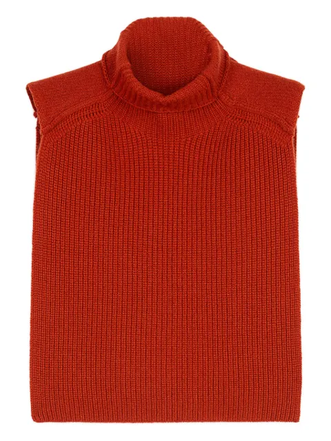Ports 1961 turtleneck cape sweater Red PW425KFK02UKH006