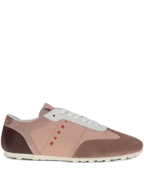 Marni leather and suede Softy Soccer sneakers Pink SNZW020400P9097