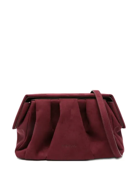 Themoirè gathered-detail clutch Red TMFW25AFSUE120