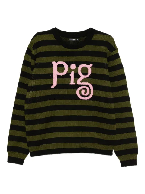 Ashish graphic-print sweatshirt Green K007