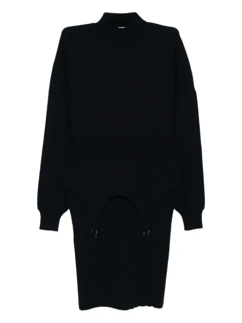 Jean Paul Gaultier Garter dress Blue 2504WDR069K01559