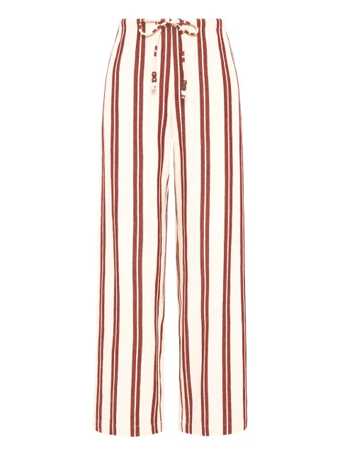 The Upside Baja Charli striped trousers Neutrals USW425140