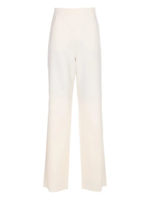 Max Mara Balta high-waist zip-fly trousers White 2521136034600