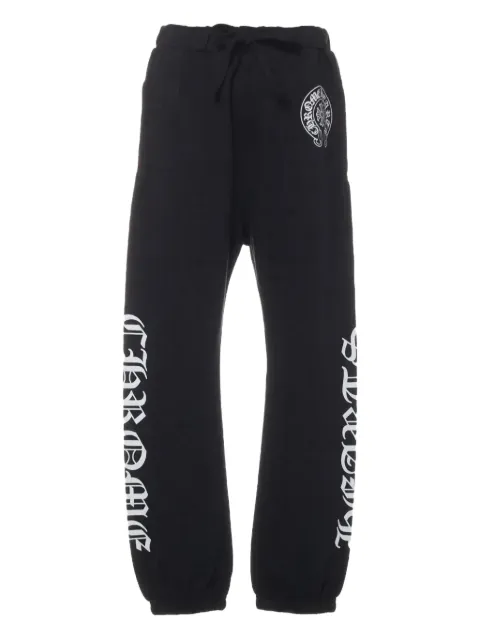 Chrome Hearts horseshoe-logo track pants Black CHRM0102