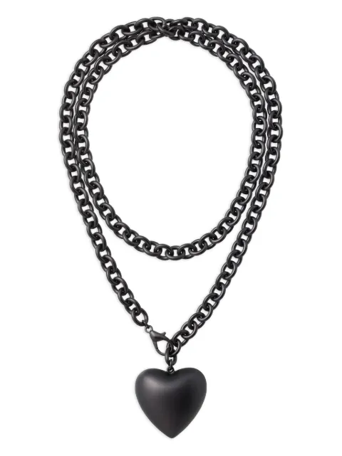 Roxanne Assoulin The Puffy Heart chain necklace Black RXS24N105E