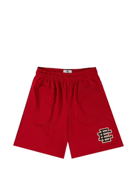 ERIC EMANUEL basic logo-print shorts Red EE021