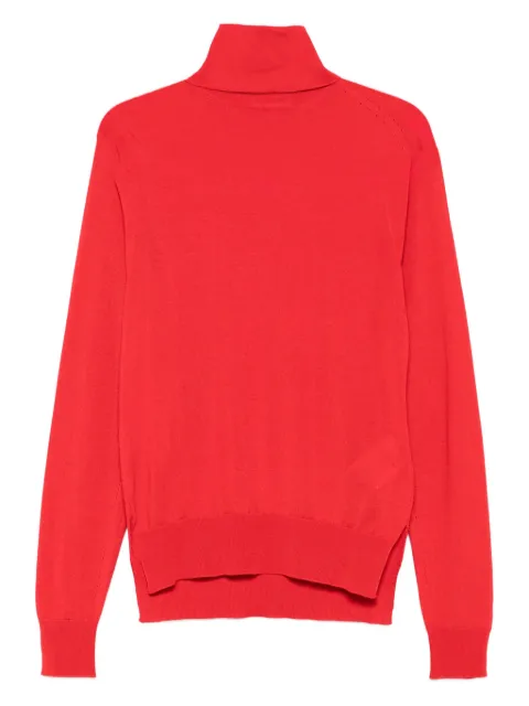 Jil Sander turtleneck knitted sweater Red J01GP0002J14501