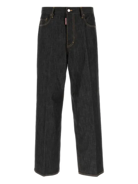 DSQUARED2 five-pocket wide-leg jeans Black S71LB1695S30357