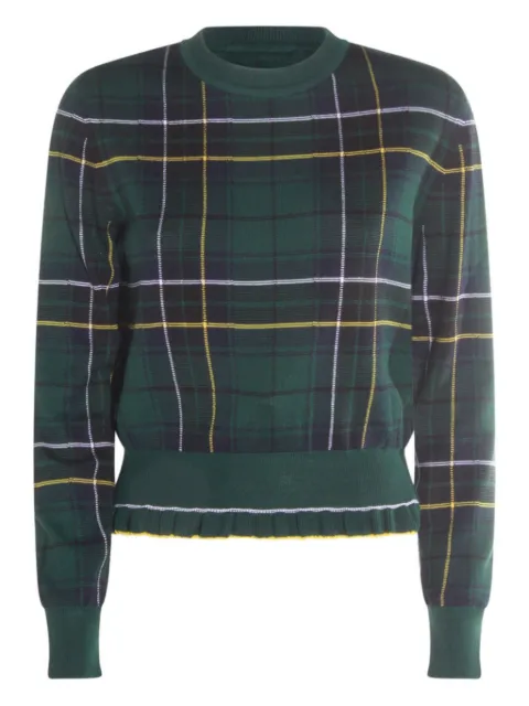 Alexander McQueen plaid sweater Green 839787Q1BEL