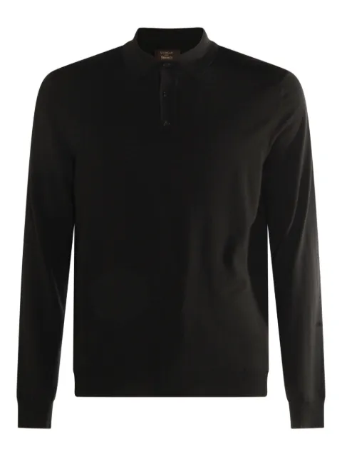 Zanone long-sleeve polo sweater Brown 810232Z0290N0049