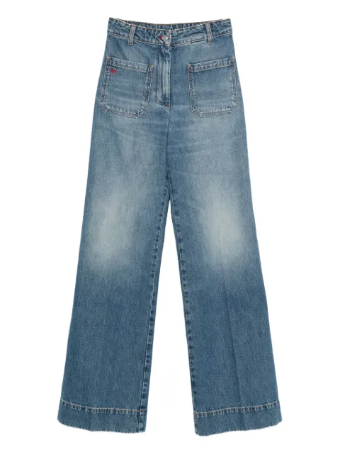 Victoria Beckham pocket-detail jeans Blue 1425DJE005218Y