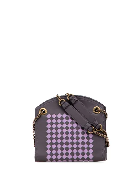 Bottega Veneta Pre-Owned 2012-2025 Nappa Intrecciato Chain Wallet shoulder bag Grey HZGR7N585D2322GG
