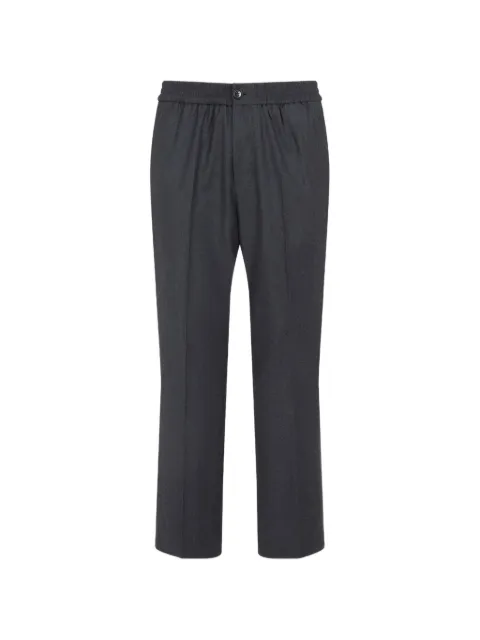 AMI Paris elasticated-waist wool trousers Black HTR226WV0023