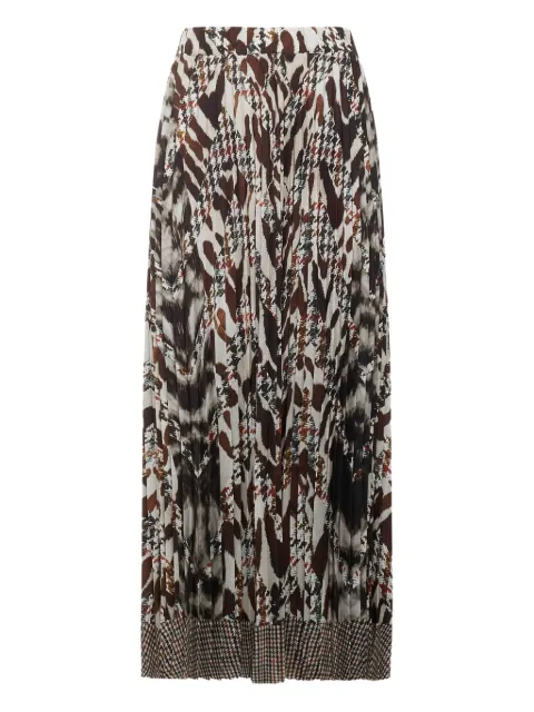 Pierre-Louis Mascia Ceto pleated maxi skirt Neutrals CETOSGO11564PL51