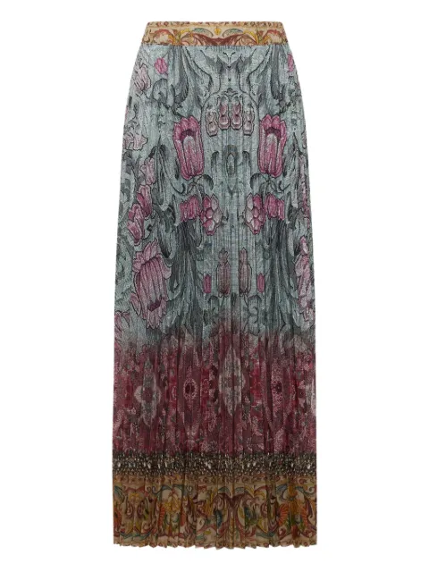 Pierre-Louis Mascia floral-pattern maxi skirt Blue CETOSGO11564PL