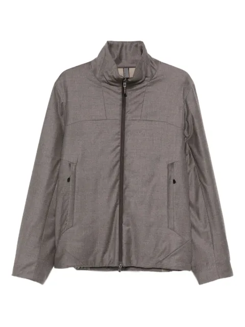 Sease zip-front panelled jacket Grey JJ053TN481