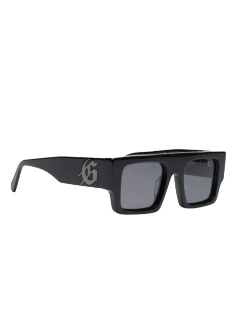 GODSPEED logo-detail square-frame sunglasses Black GOGSBI