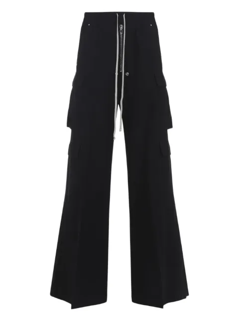 Rick Owens DRKSHDW Double Cargo Jumbo Belas pants Black DU02E7398CFL