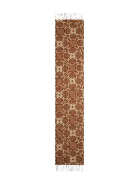 Pierre-Louis Mascia geometric-pattern fringed-edges scarf Neutrals KIEVNEWFB2S035X185XEWO