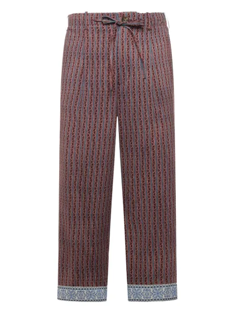 Pierre-Louis Mascia drawstring-waist trousers Red DYLANSPT12172W