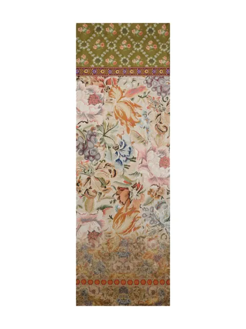 Pierre-Louis Mascia floral-pattern rectangular-shape scarf Neutrals ALOEWON065X190