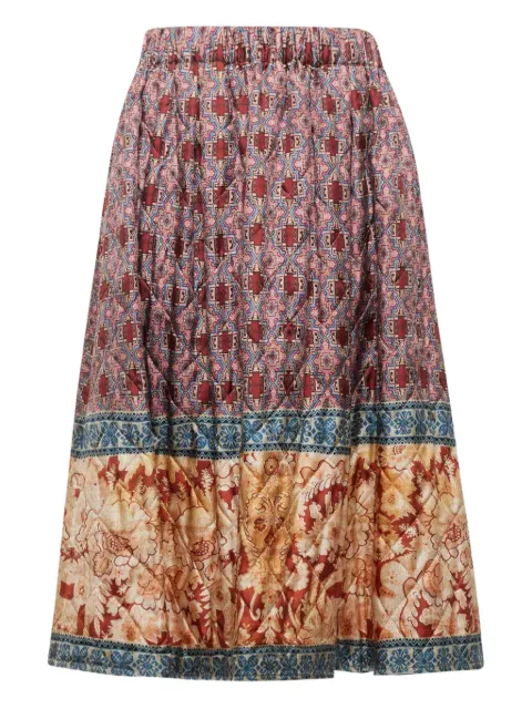 Pierre-Louis Mascia geometric-pattern midi skirt Pink ALODOXGO12681S