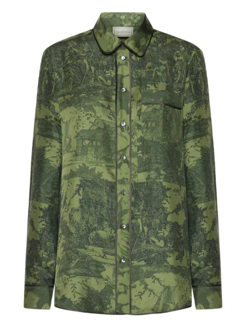 Pierre-Louis Mascia long-sleeve shirt Green ALOEGUMSCML106