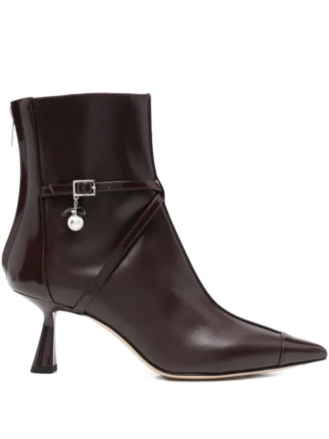 Jimmy Choo 65mm Aren ankle boots Brown ARENAB65