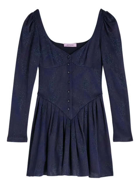 Maccapani Ballerina pleated dress Blue M25I1ASJA040JL00600