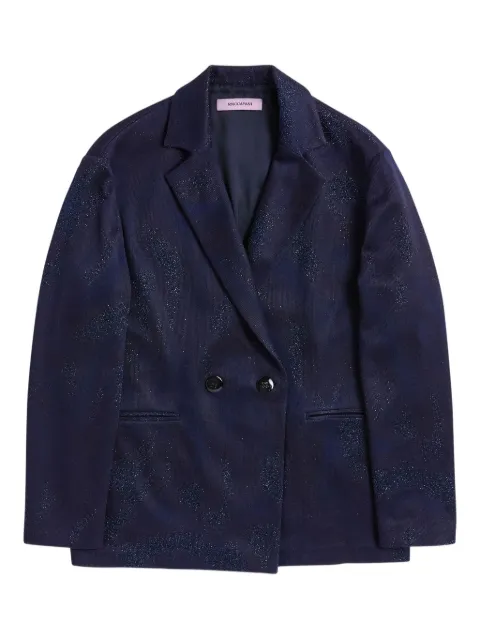 Maccapani Tats glitter-embellished blazer Blue M25I1ACJG006JL00600