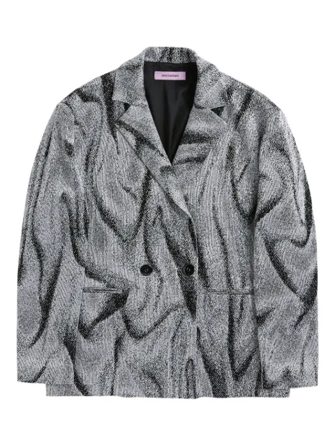 Maccapani Tats swirl blazer Grey M25I1ACJG006JL00800
