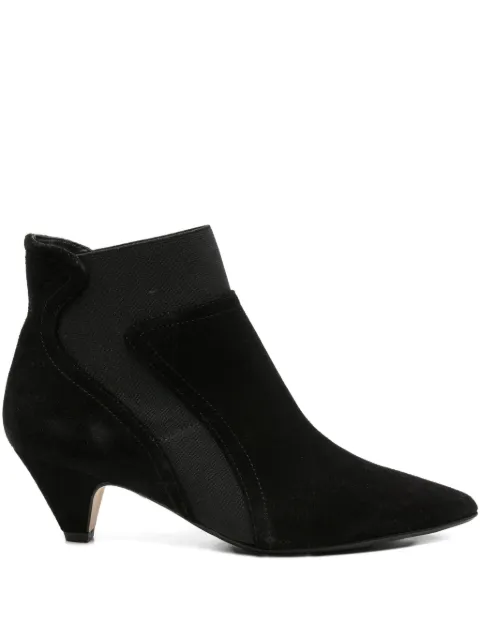 Anna F. pointed-toe elastic-insert boots Black 9982
