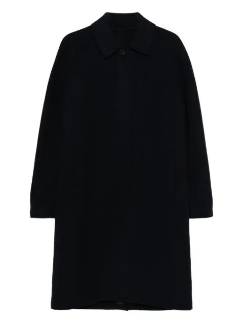Harris Wharf London raglan-sleeve buttoned coat Blue CA9250MLC