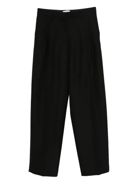 TOTEME double-pleat tailored trousers Black 254WRB0289FB0026001