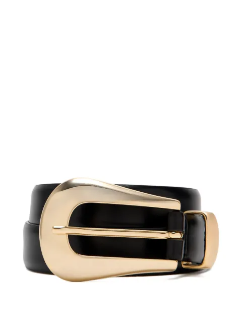 Déhanche Colette leather belt Black COLETLEAG