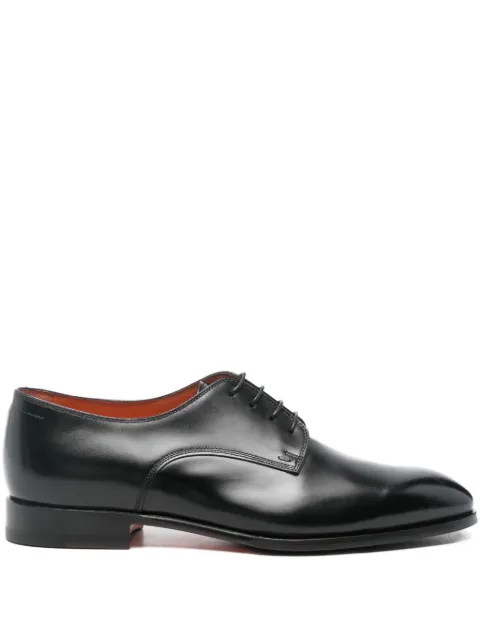 Santoni block-heel derby shoes Black MCAD19026JJ6BNTG