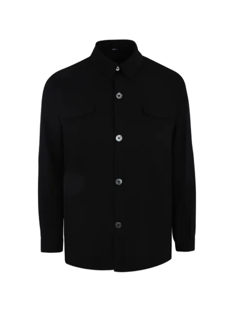 Tombolini buttoned overshirt Black G180EK80