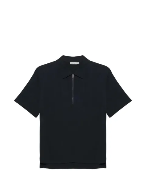 SIMKHAI Ethan zip-up polo shirt Black 4252012