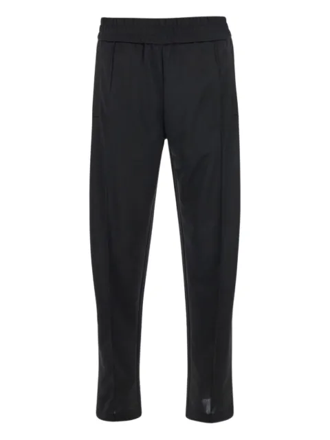 Palm Angels logo-print track pants Black PMCJ048C99FAB001
