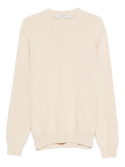 Golden Goose crew neck sweater with 'Golden' lettering on the back Neutrals GMP00841P001972