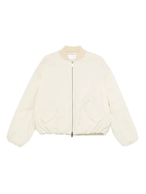 Christian Wijnants Jena elasticated-cuff bomber jacket Neutrals JENAI8445